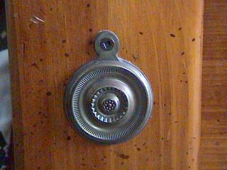 Photo of an escutcheon.
