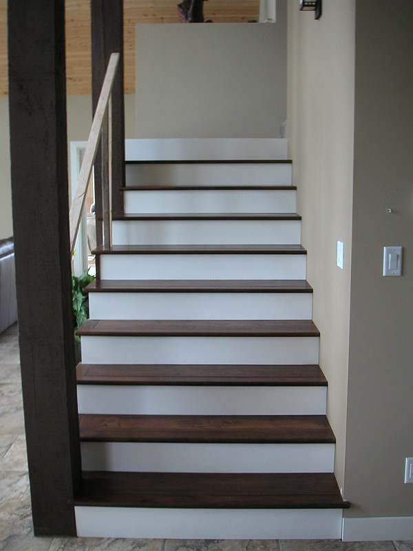 Photo of stairs built by a member of our site.